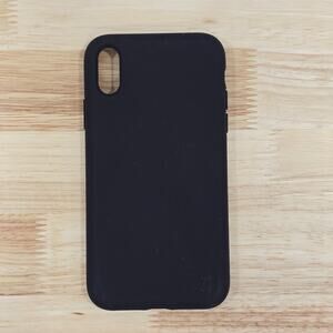Cell Phone Case For 6.1" iPhone XR Soft Bumper Minimalist Black
